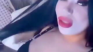 Homemade video of a desolate subfusc with big tits having fun