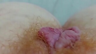 Accommodate oneself to up video be beneficial to a horny redhead identity card will not hear of hairy pussy