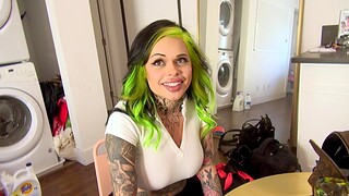 Tattooed Ex Wife Karen enjoys while getting fucked hard - HD